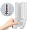 Battery Storage Organizer Wall Mount AA & AAA Combo Small Battery Keeper Battery Dispenser for 10 AAA & 10 AA Batteries