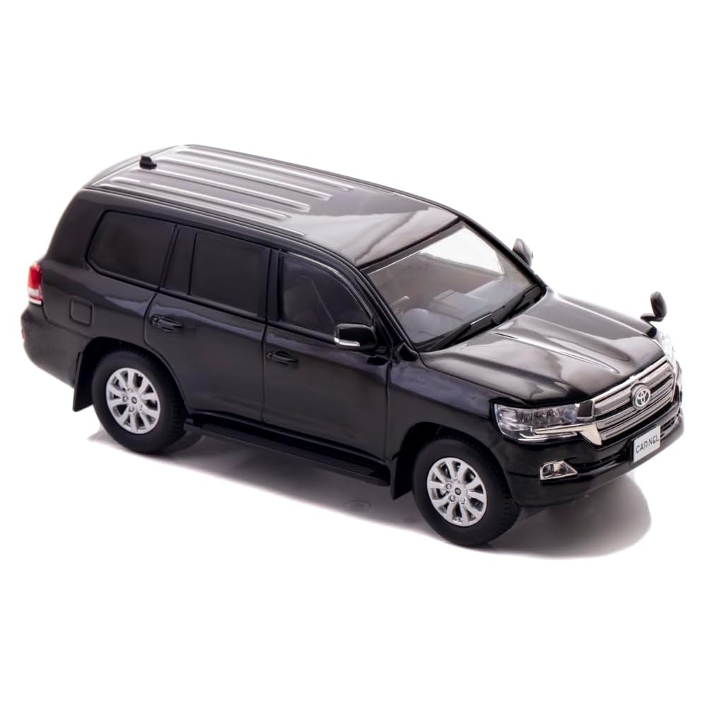 CARNEL 1/43 Scale Toyota Land Cruiser AX G Selection (URJ202) 2015 Black Finished Product CN431505