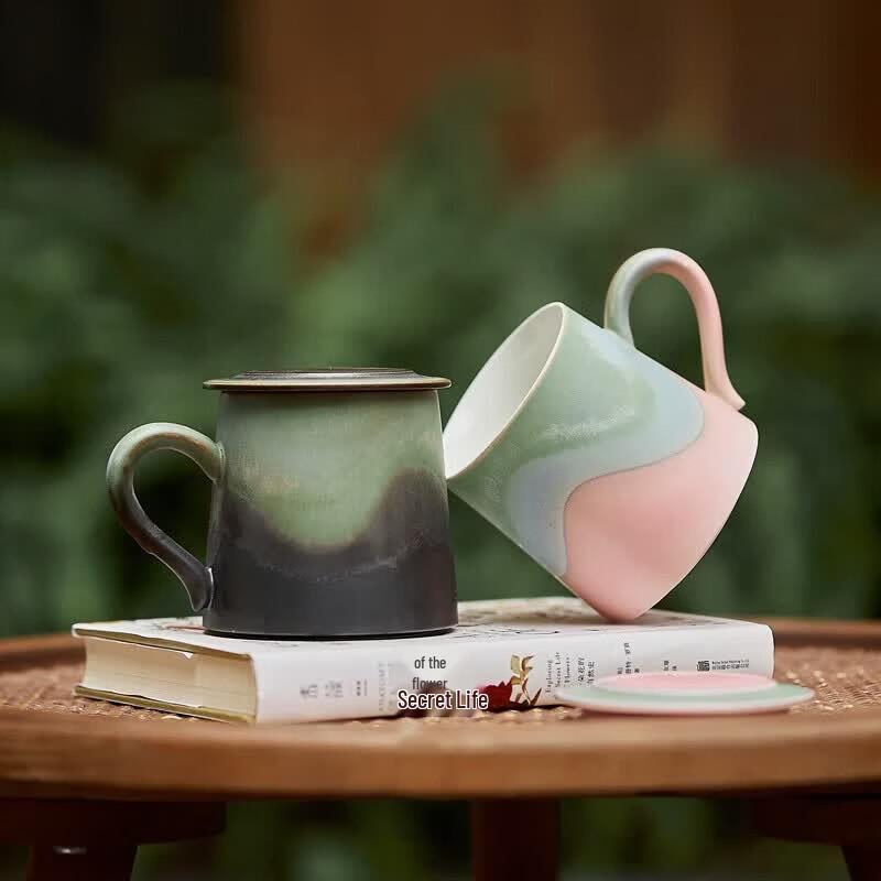 Jian Shan Lü Yu Mian Crystal Mug Gift Set крышки/красной подарочной коробки