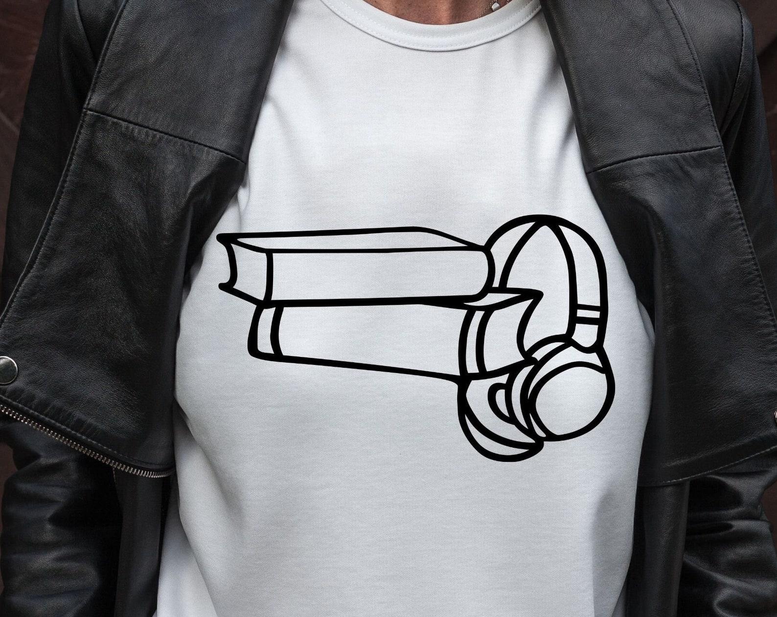 Books and Headphones, book readers tshirt, readers shirt, fun tshirt, retro tshirt L