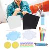 47Pcs Mandala Dotting Tools Set DIY Art Painting Template Mini Easel Accessories