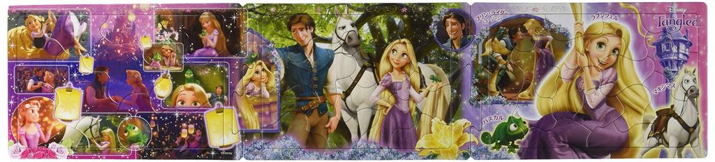 10+15+20 Piece Jigsaw Puzzle for Kids, Panorama Puzzle, Step Brain Series, Step 2, Rapunzel