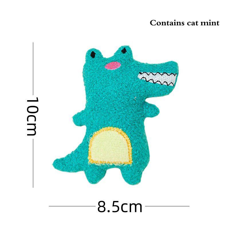 1PC Plush Cat Toy Catnip Cute Funny Chew Cat Playthings Cartoon Interactive Kitten Mini Teeth Grinding Thumb Pet Dog Chewing Toy