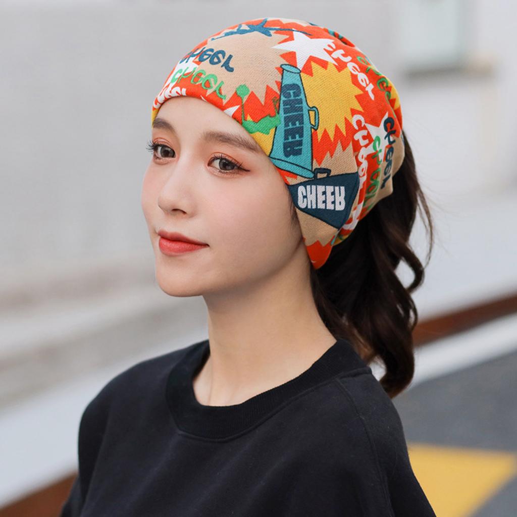 Women's Warm Dual-use Pullover Sports Hat Casual Ear Cap