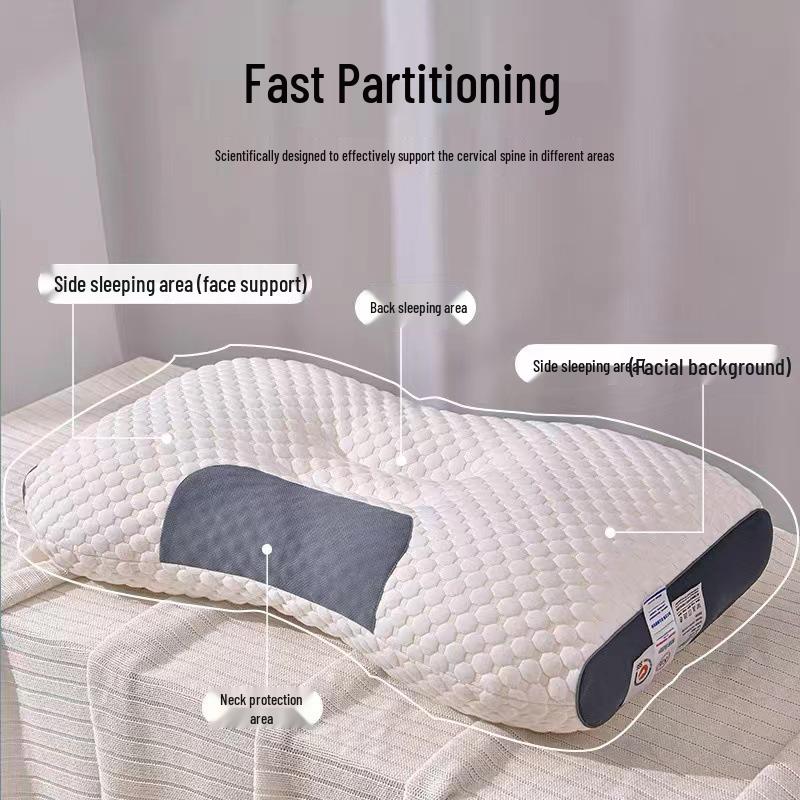 SPA Neck Support Fiber Pillow for Adults - Universal Sleep Aid for Men & Women