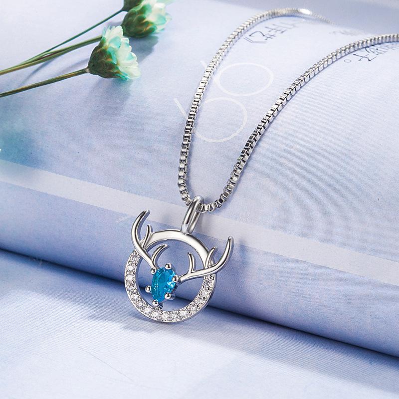 Lindon Women Necklace Pendant Copper Alloy Zircon Fashion Gift