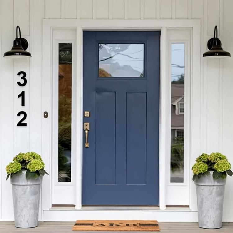 Black Floating Houses Number,Modern Houses Number for Outside,Home Address Number for Outdoor Garage Gate Street Wall