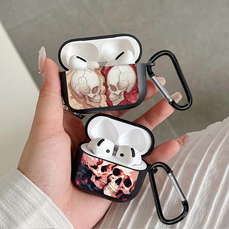 Case For Airpods 4 3 Pro2 Pro Pro3 2 1 Earphone Cases Cover The Skeleton's Love