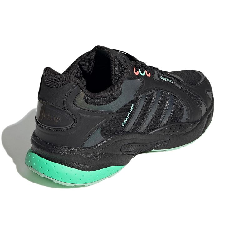 Adidas Neo Crazychaos Shadow 2.0 Fabric Leather Mesh Sports Durable Low-Top Lifestyle Shoes Unisex sneaker Black HP7483