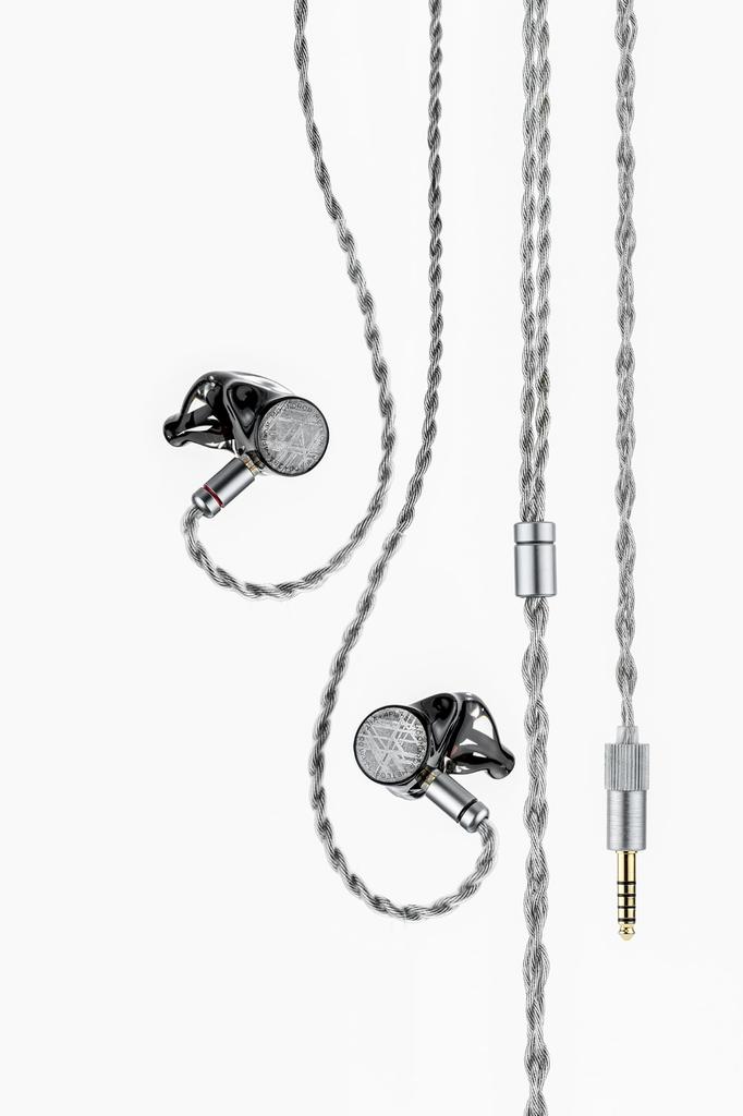 Moondrop Meteor Hybrid Drivers Balanced 13mm Large Bass Dynamic Driver Faceplate 13mm Large Bass Dynamic Driver In-Ear Earphones, Wired,