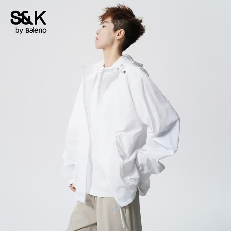 Baleno S&K Men's Ice Silk UPF50+ Sun Protection Hoodie