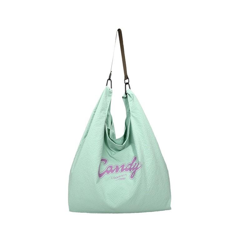 Women's Large-capacity One-shoulder Letter Calico Bag, Portable Oblique Span Bag, Trendy and Fashionable Versatile Women's Bag