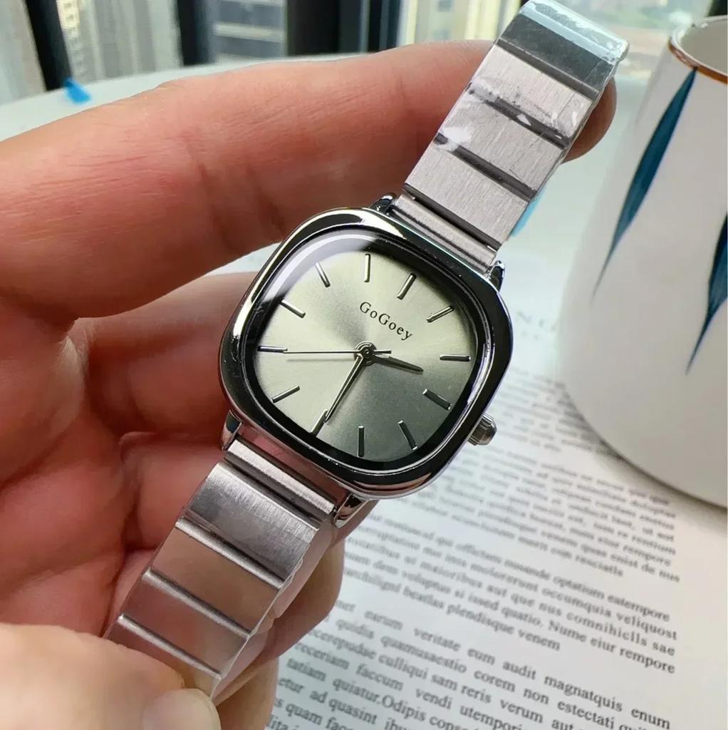 Luxury Ladies Quartz Watch 2025 Fashion Simple Gold Women Stainless Steel Wristwatch Elegant Clock Gift Montre Femme