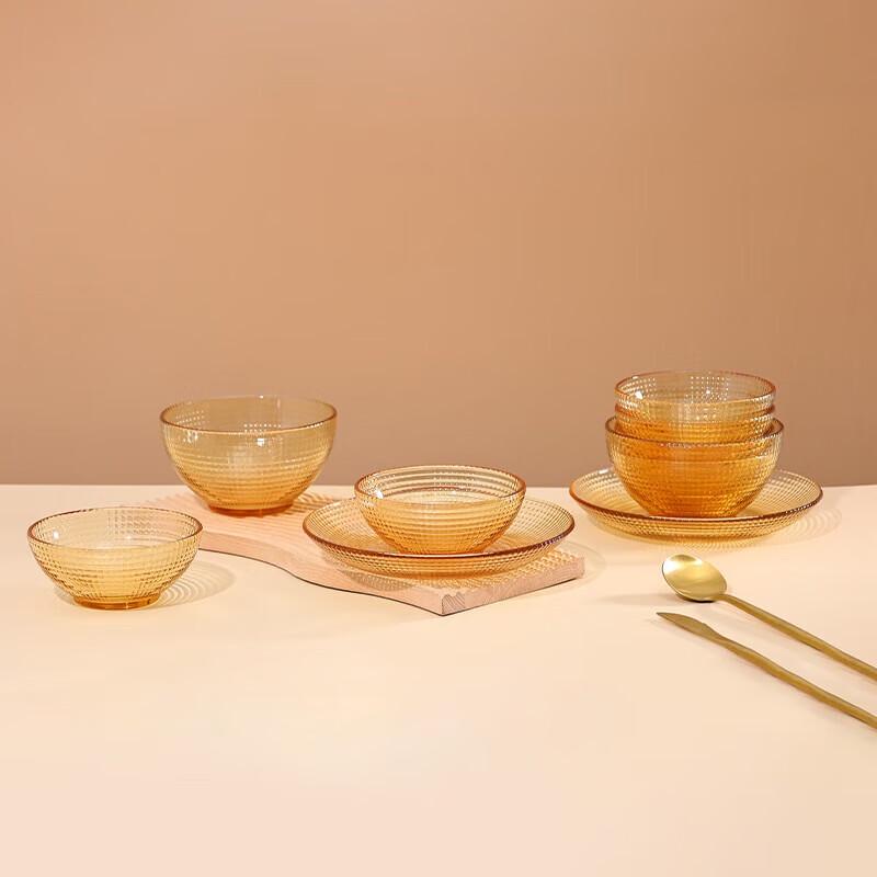 Horský na Horský Severské Sklo 10dílná Jídelní Sada