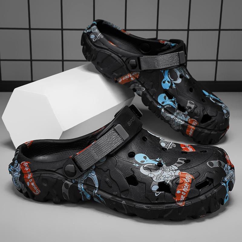 46 47 Men s Summer Clogs Sandals Eva Slippers Men   Flat Sandals Men Women Leisure Slides Men Casual Shoes 42