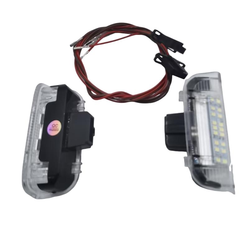 2Pcs Door Warning Welcome Courtesy Light LED Lamp Decorative Lamp for Golf 5 6 7 Mk5 Mk6 Mk7