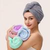 Microfiber Hair Towel Wrap Soft Quick Dry Hair Drying Cap Anti Frizz Hair Turban Bathroom Accessory