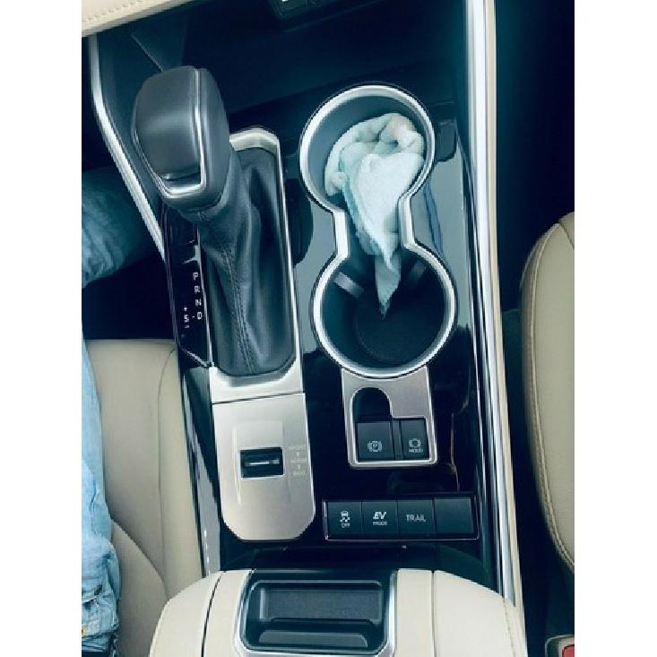 Silver Gear Shift Box Panel Cover Trim For - Toyota Highlander 3PCS