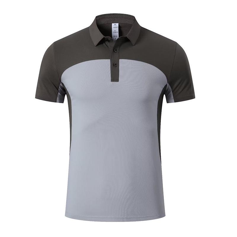 Men's Quick-Dry Short Sleeve Polo Shirt for Sports and Fitness