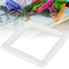 Square Shape Embroidery Frame DIY Hoop Cross Stitch Craft Tool Handhold Rectangle Sewing Supplies8