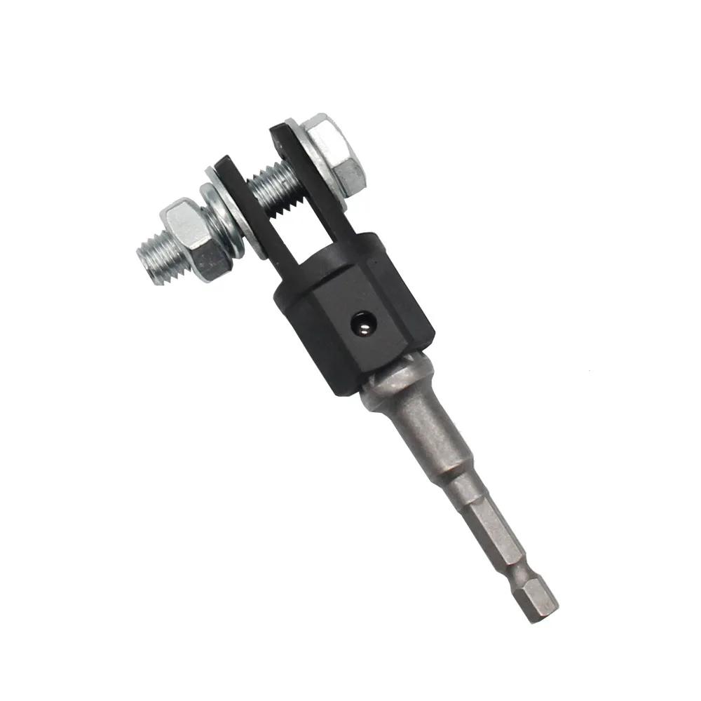 1/2 inch Cricuri foarfece Adaptor Drive Cheie de impact Adaptor Instrument Cric de forfecare Adaptor din oțel crom-vanadiu Tijă de articulație sferică din oțel