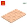 Non-Toxic 31Pcs/Lot 3032 4X6 Basic Plate Board Building Blocks Moc Parts Compatible With Bricks Educational Children'S Toys Gift Box
