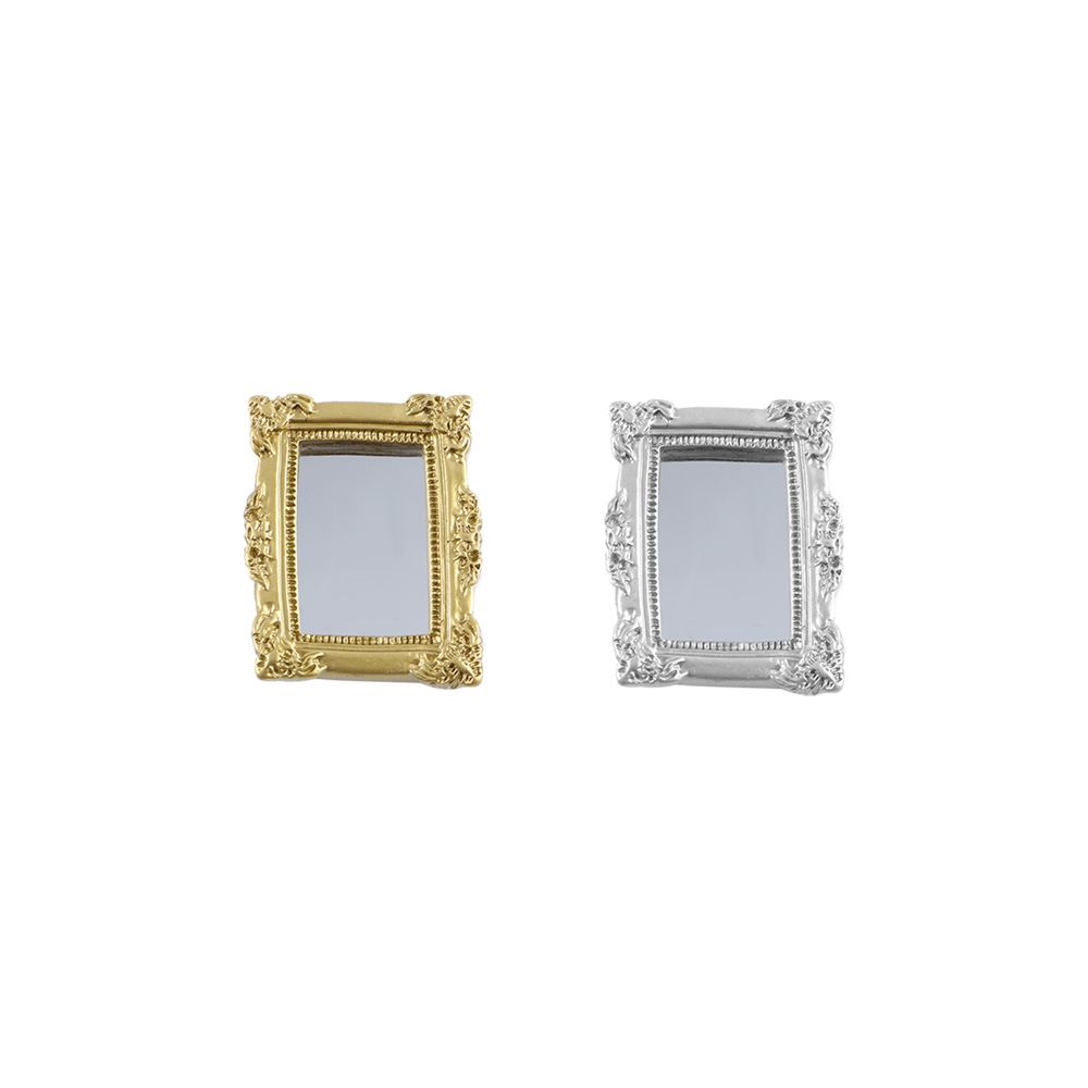 1/12 Baroque Tiny Victorian Mini Dollhouse Mirror Furniture Miniature Ornament
