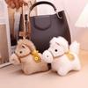 Cute Stuffed Animal Key Ring Creative Chinese New Year Gift Zodiac Pony Figurine  Festive Decor