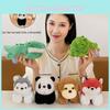 Cartoon Animal Panda Monkey Clap Bracelet Plush Toy Wristband Decorative Handicraft 80 Characters