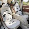 2025 3D Pluche Panda Winter Autostoelkussen Set