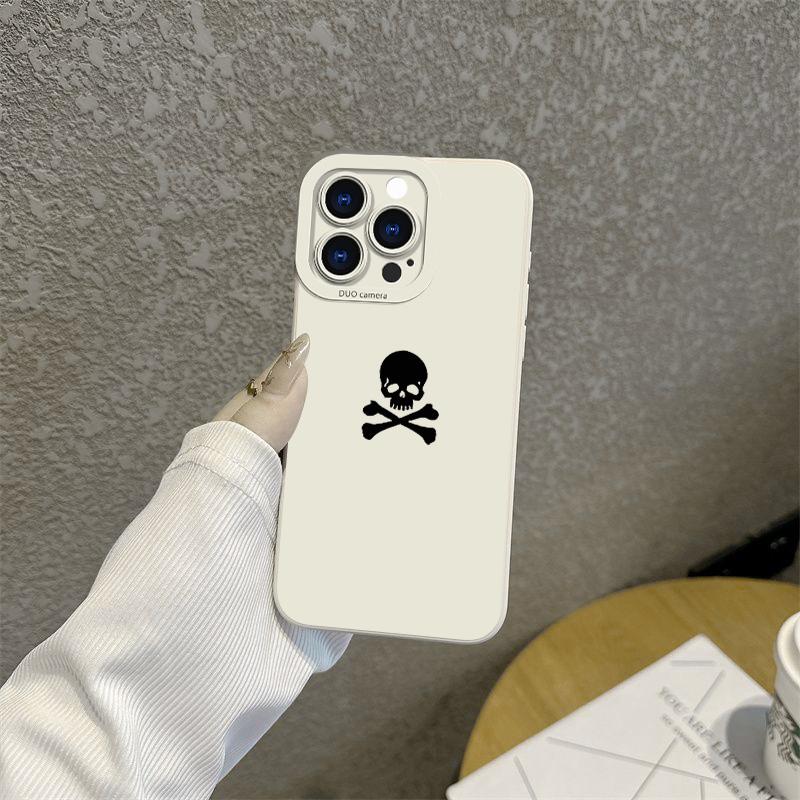 Skull Graphic Phone Case For iPhone 17 Pro Max Air 16 16e 15 14 13 12 Mini 11 Pro Max Plus X XS MAX XR Back Cover
