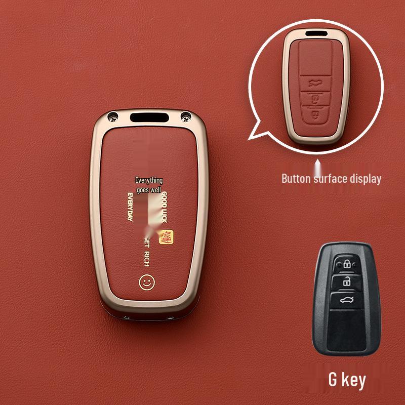 Fits Key Cover for Toyota Camry, Corolla, Levin, RAV4, Velanda, Asia Dragon, Highlander, Buckle Feng