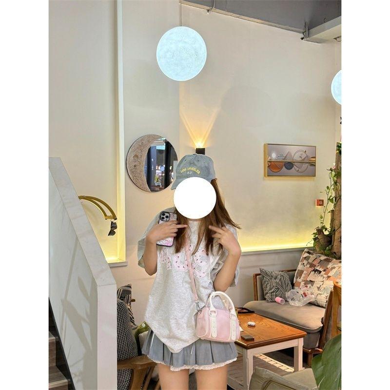 Summer Trendy Cool Portable Small Bag Women's New Fashionable Textured Pillow Bag Simple Casual Shoulder Messenger Bag