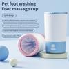 Multi,Color Pet Foot Cup With Interchangeable Heads For Cats Dogs Breeds Sustainable Dog Feet Washer