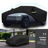 210T Waterproof Car Cover Custom Fit For Tesla Cybertruck 2024 2025 All Weather With Zipper Door Snow Rain Dust Hail Protection