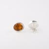 Citrine Gemstone 925 Sterling Silver Jewelry Handmade Women Stud Earrings 0.5" EE-178-1