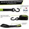 1Set Ratchet Tie-Down Strap Motorcycle Fixed Heavy Cargo Trailer Transportation Car Tension Rope Tie Down Strap Kit Annular Belt