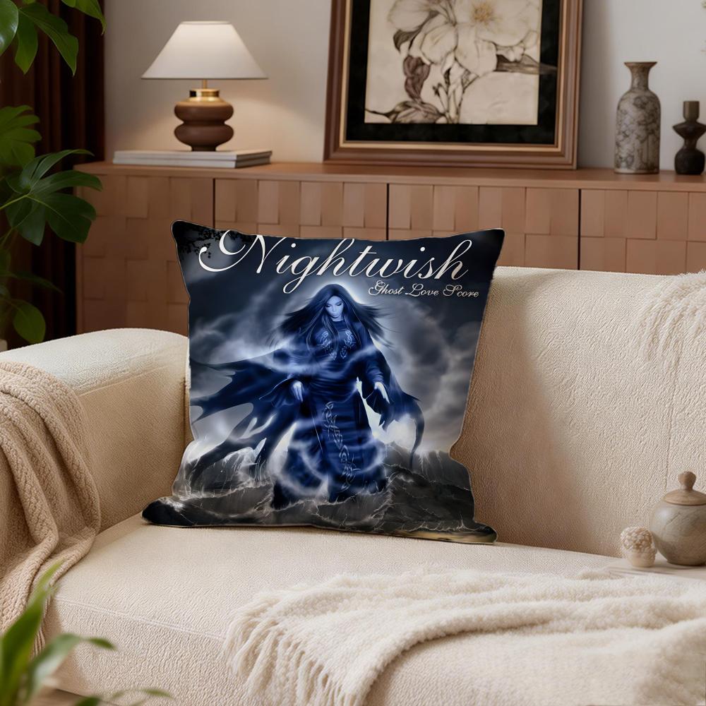 Nightwish Cushion Cover Cushion Cover Set 4Pcs 50X50 45X45 40X40 Pillowcase Decorative Sofa Home Decor