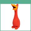 Durable Latex Squeaky Chicken Pet Toy For Loud And Fun Play 75g