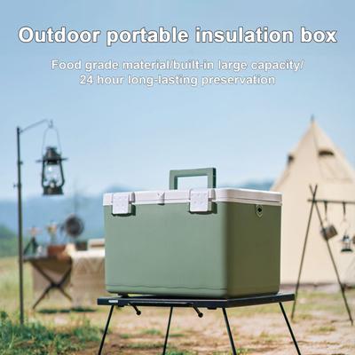 Refrigerador portátil para acampar, caja de conservación de alimentos de 3L, cubo de hielo para coche de gran capacidad, refrigerador para exteriores, barbacoa para acampar