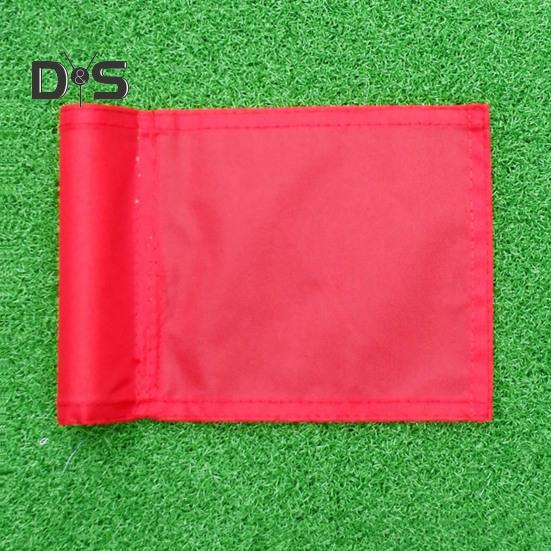 Golf Flag Nylon Golf Target Flag with Tube Mini Pin Flags Inserted Waterproof Putting Golf Flagstick for Indoor Outdoor Backyard Garden Yard