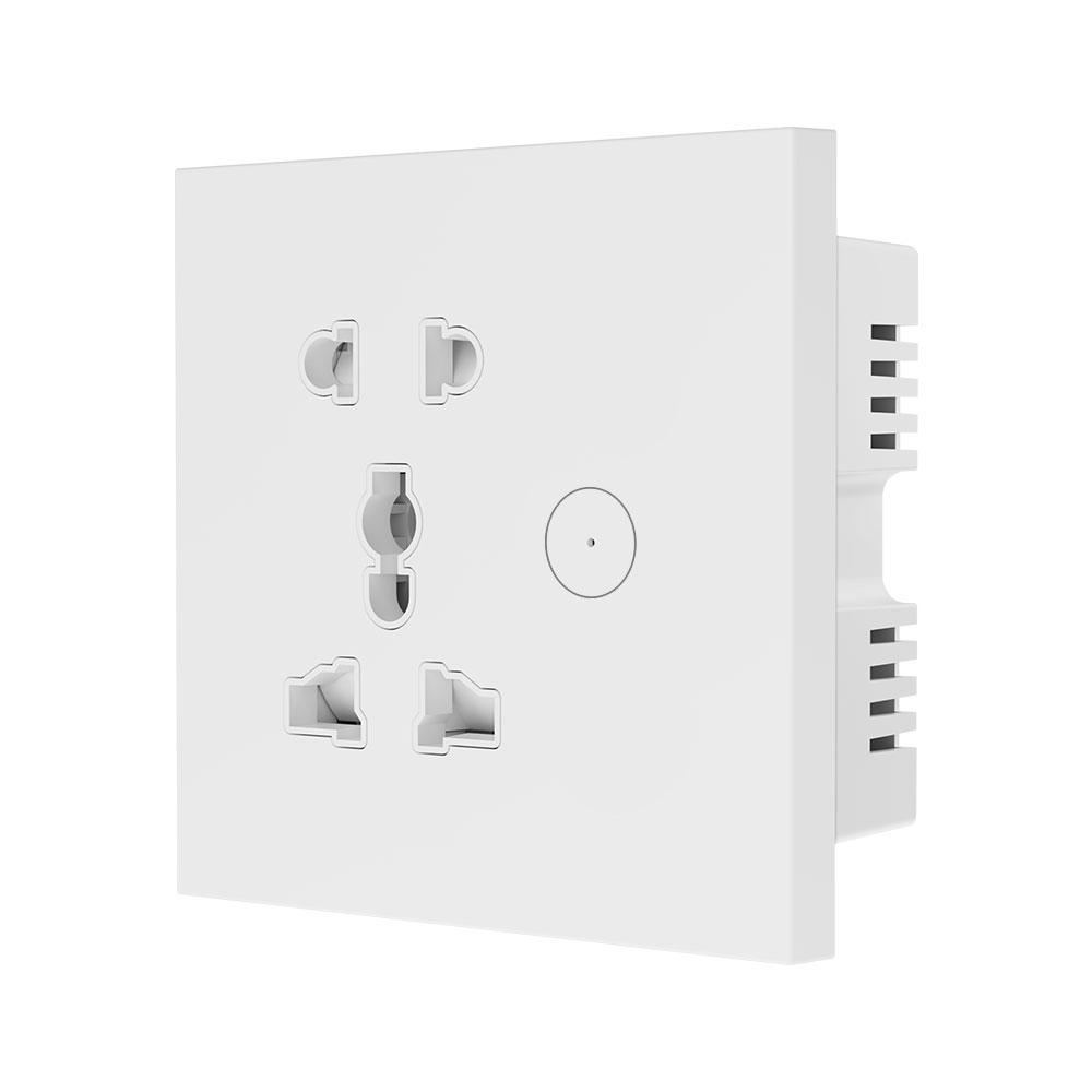 

Smart Plug WiFi Universal Socket Tuya EU UK QC3.0 USB Type-C Fast Charging Outlet Works with Alexa Google Home 110-250V&universal