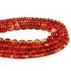 Red Beads Round Carnelian Natural Banded Agat Natural Stone Charm Beads For Jewelry Making DIY Bracelet Necklace 4 6 8 10 12 Mm