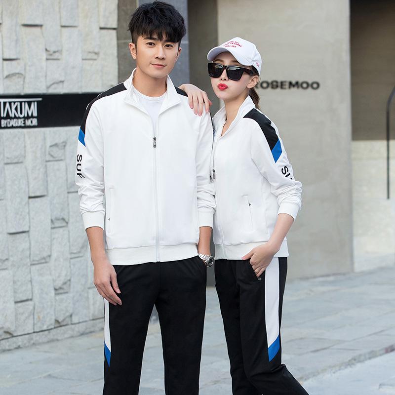 2020 Trendy Spring Sports Hoodie Set for Couples - Casual Unisex Wear for Spring and Autumn