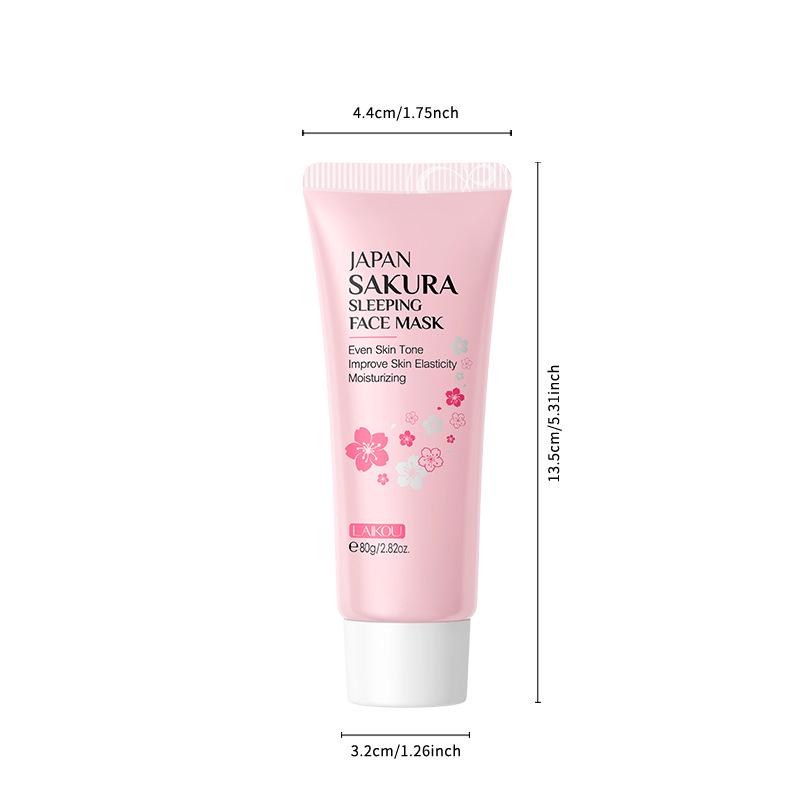 LAIKOU Sakura Hydrating No-Wash Night Mask 80g