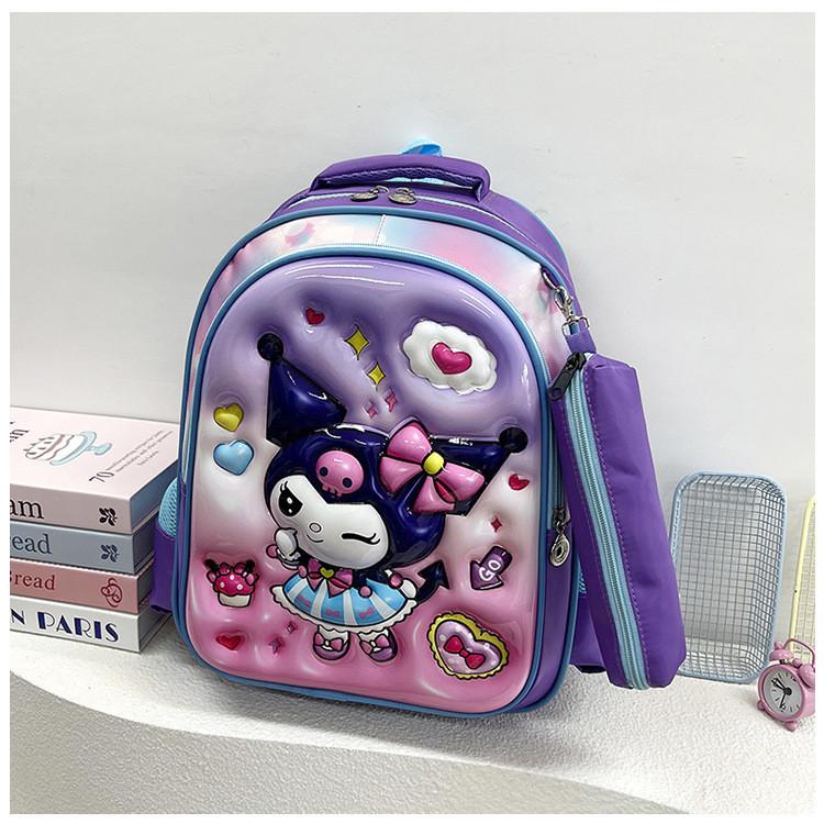 Adorable 3d Cartoon Hard Shell Kids Backpack For School With Cute Curved Straps
