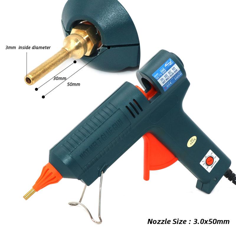 

Пистолет для термоплавкого клея, 150 Вт, длинное сопло, регулируемая температура для клеевого стержня 11 мм, профессиональный промышленный инструмент для самостоятельного ремонта, клеевой пистолет 150W&EU