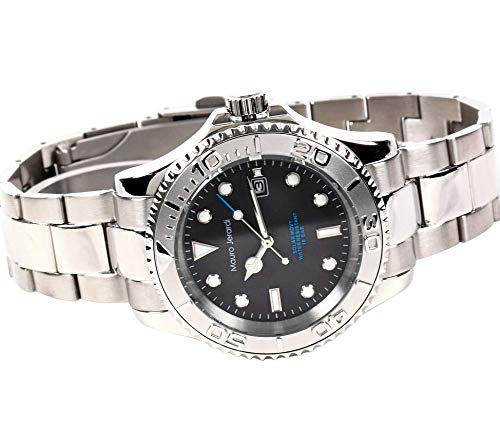 Solar 3 Hand Date 10 ATM Water Resistant Silver [Mauro Geraldi] MJ061-3 Men's