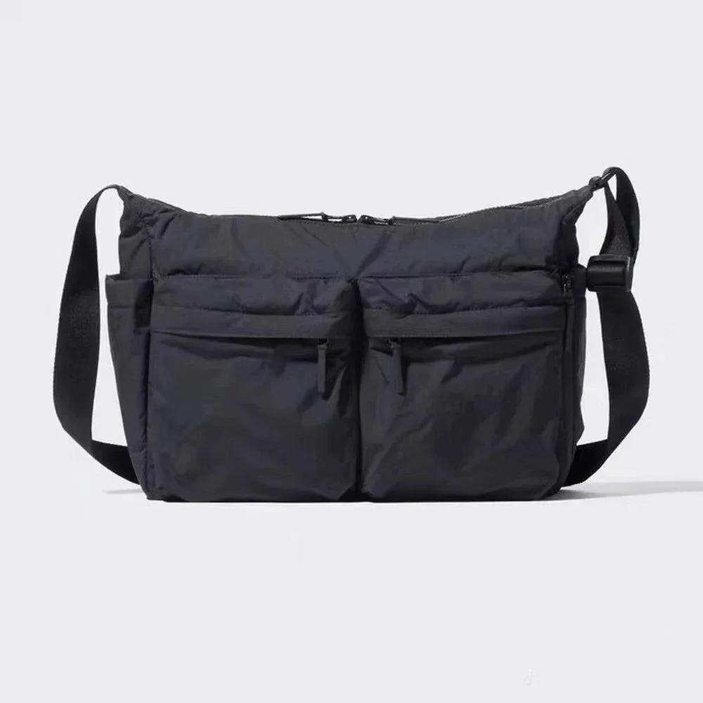 

Casual Multi-pocket Messenger Bags for Women Fashion Nylon Shoulder Bag Ladies Large Handbags Female Travel Shopping Tote Purse чёрный