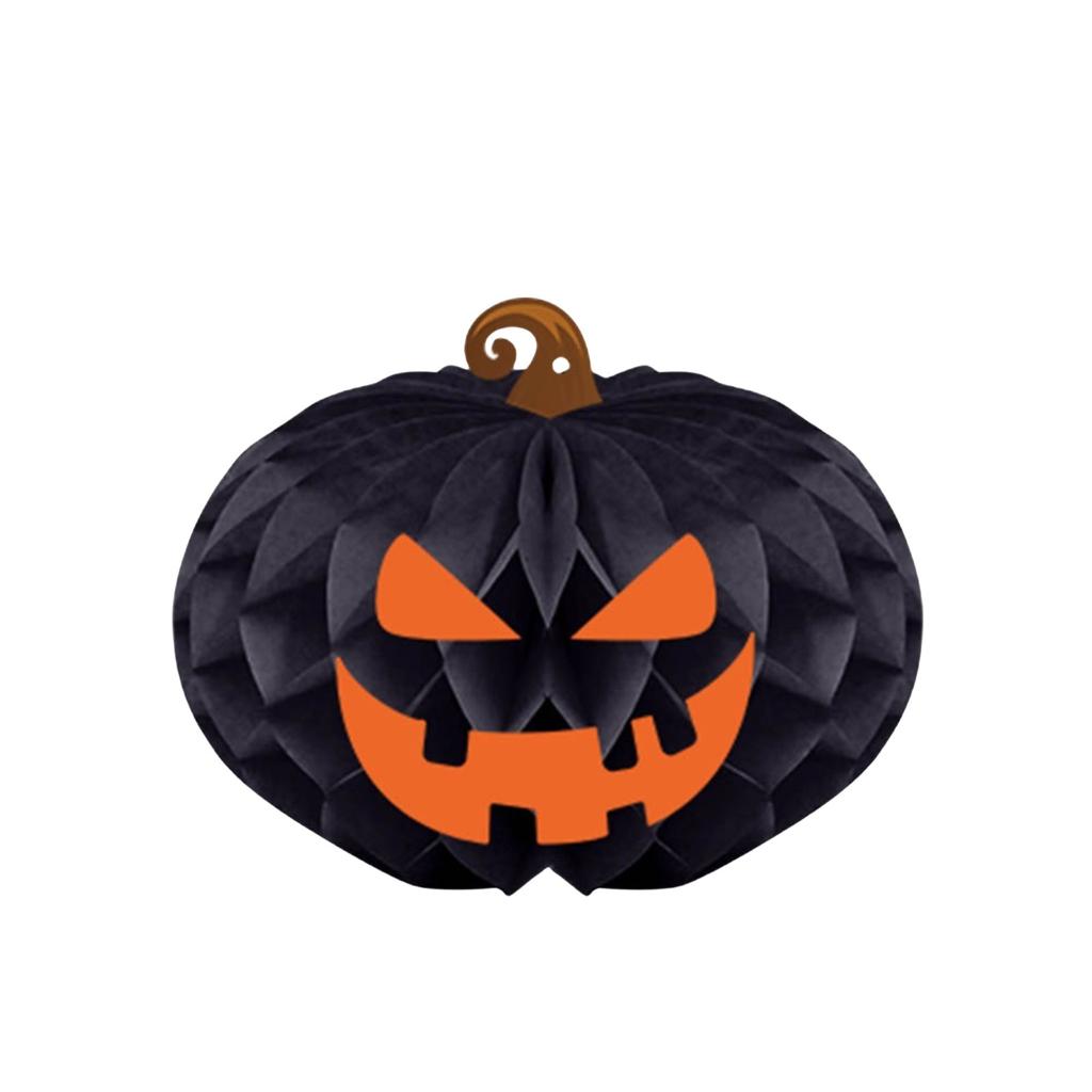 Halloween Party Decoration Honeycomb Ball Pendant Pumpkin Spider Three-dimensional Honeycomb Festival Halloween Decoration Arrangement